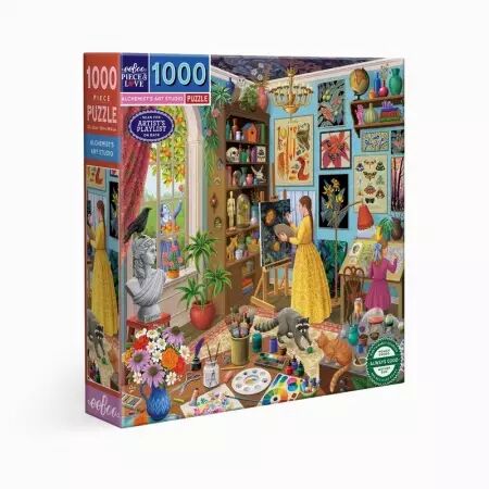 Eeboo - Puzzle 1000 pi&egrave;ces - Alchemist\'s Artist Studio  - Ecoresponsable