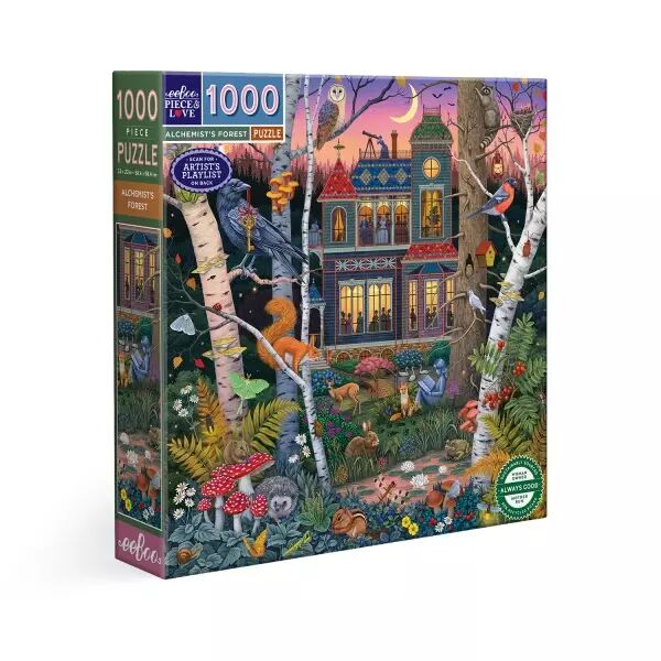 Eeboo - Puzzle 1000 pi�ces - Alchemist\'s Forest  - Ecoresponsable