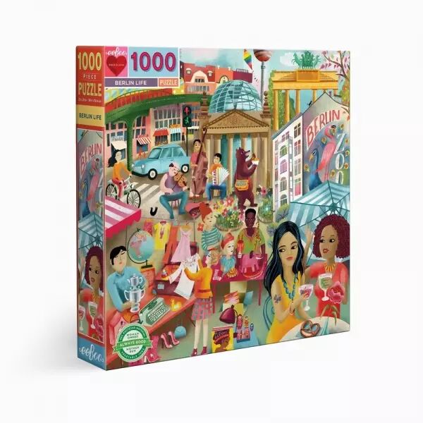 Eeboo - Puzzle 1000 pi�ces - Berlin Life - Ecoresponsable
