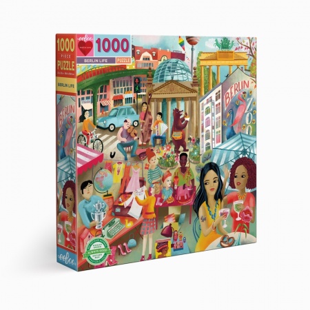 Eeboo - Puzzle 1000 pièces - Berlin Life - Ecoresponsable