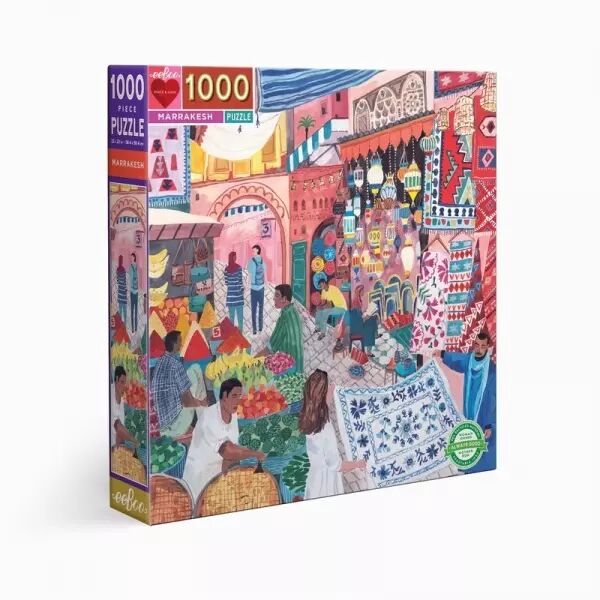 Eeboo - Puzzle 1000 pi�ces - Marrakech - Ecoresponsable