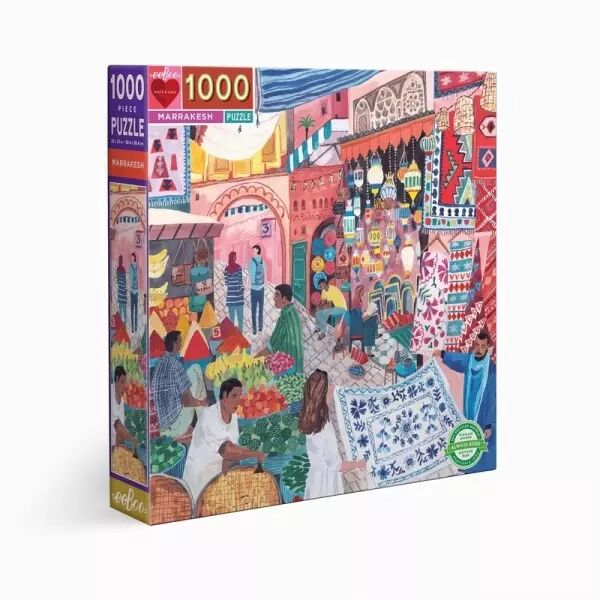 Eeboo - Puzzle 1000 pi�ces - Marrakech - Ecoresponsable