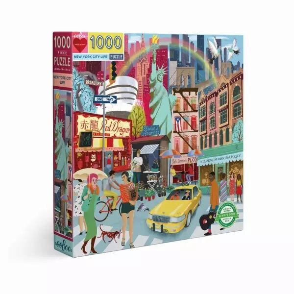 Eeboo - Puzzle 1000 pi�ces - New York City Life - Ecoresponsable