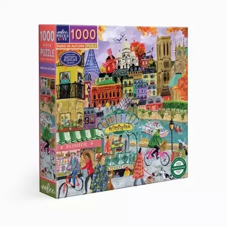 Eeboo - Puzzle 1000 pi&egrave;ces - Paris in Autumn - Ecoresponsable