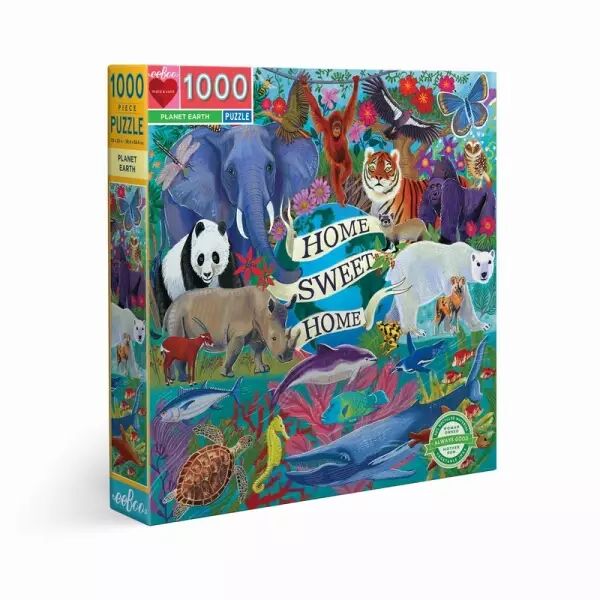 Eeboo - Puzzle 1000 pi�ces - Pink Kitchen - Ecoresponsable
