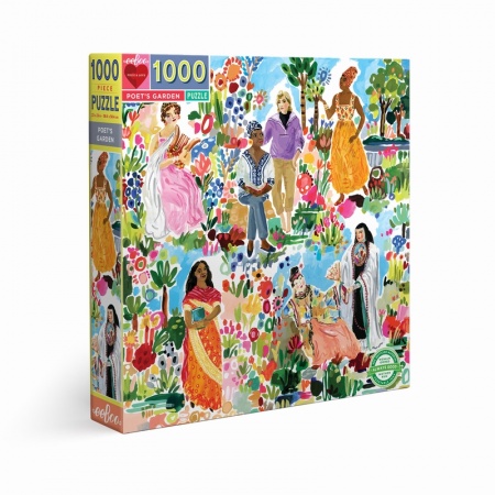 Eeboo - Puzzle 1000 pièces - Poet\'s Garden - Ecoresponsable