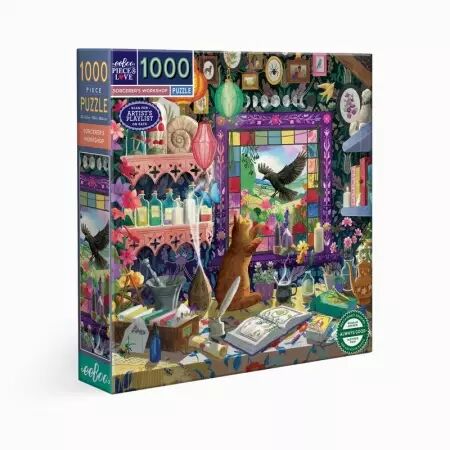 Eeboo - Puzzle 1000 pi&egrave;ces - Sorcerer\'s Workshop  - Ecoresponsable
