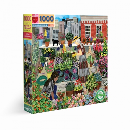 Eeboo - Puzzle 1000 pièces - Urban Gardening - Ecoresponsable