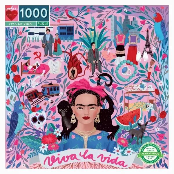Eeboo - Puzzle 1000 pi�ces - Viva la Vida - Ecoresponsable
