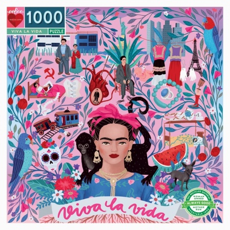 Eeboo - Puzzle 1000 pièces - Viva la Vida - Ecoresponsable
