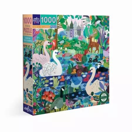 Eeboo - Puzzle 1000 pièces -Ducks in the Clearing - Ecoresponsable