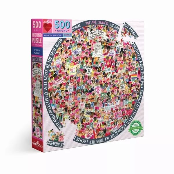 Eeboo - Puzzle 500 pi�ces - Women March - Ecoresponsable