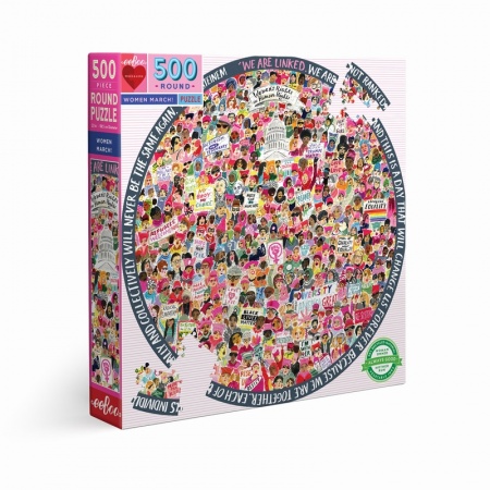 Eeboo - Puzzle 500 pièces - Women March - Ecoresponsable