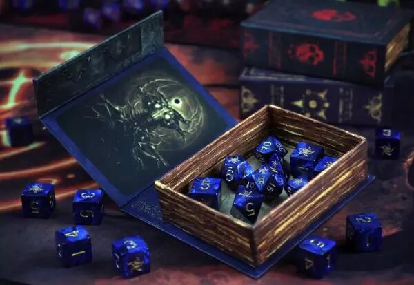 Elder Dice � Blue Astral Elder Sign Polyhedral set de d�s