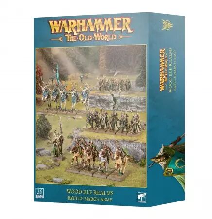 Elfes Sylvains (Wood Elf Realms) : Colonne de Bataille (Battle March Army) - Warhammer the Old World