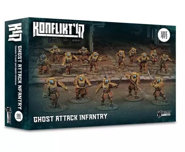 Empire of Japan Ghost Attack Infantry - Konflict 47 - Warlord Games
