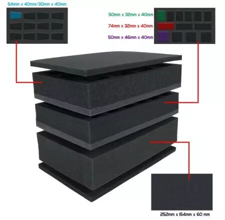 ENHANCE : Sacoche pour Figurines Socles Larges - Format Compact (Miniature Carrying Case)