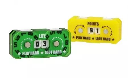 Epic Loot Box - Compteurs de Points Rectangulaires (0-99) 5 pi&egrave;ces