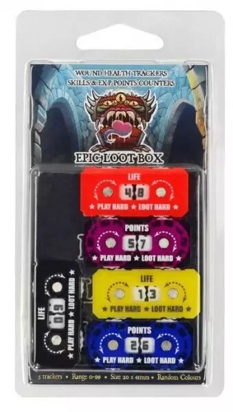 Epic Loot Box - Compteurs de Points Rectangulaires (0-99) 5 pi�ces