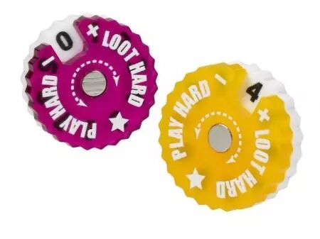 Epic Loot Box - Compteurs de Points Ronds 20mm (0-9) 9 pi&egrave;ces
