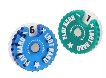 Epic Loot Box - Compteurs de Points Ronds 20mm (0-9) 9 pi&egrave;ces