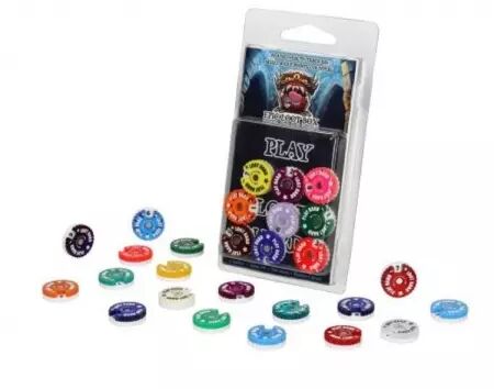 Epic Loot Box - Compteurs de Points Ronds 20mm (0-9) 9 pi&egrave;ces