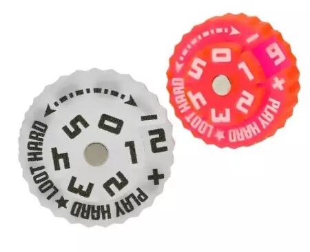 Epic Loot Box - Compteurs de Points Ronds 25mm (0-59) 5 pi&egrave;ces