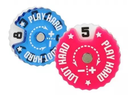 Epic Loot Box - Compteurs de Points Ronds 25mm (0-9) 7 pi&egrave;ces