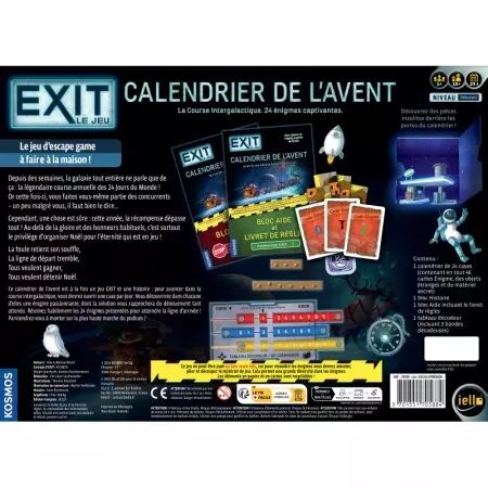 Exit : Calendrier de l\'Avent - Course Intergalactique  - Iello
