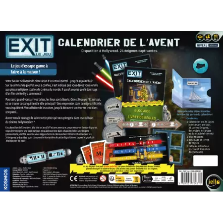 Exit : Calendrier de l\'Avent - Disparition à Hollywood - Iello