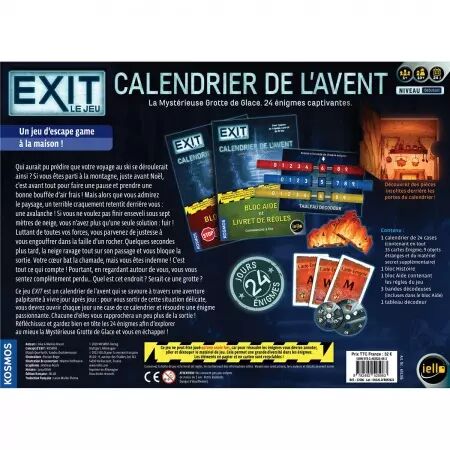EXIT - Calendrier de l\'Avent - La Mystérieuse Grotte de Glace