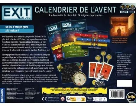 Exit - Calendrier de l\'Avent : Le Livre d\'Or 