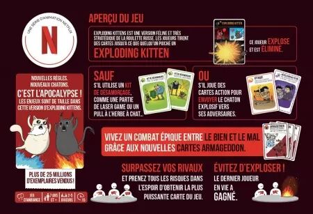 Exploding Kittens - Bien VS Mal