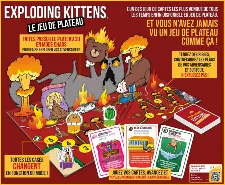 Exploding Kittens : Le Jeu de Plateau
