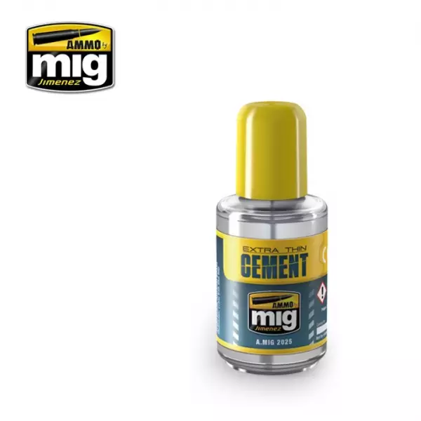 Extra Thin Cement (Polyester Plastic Glue)  - Mig Jimenez