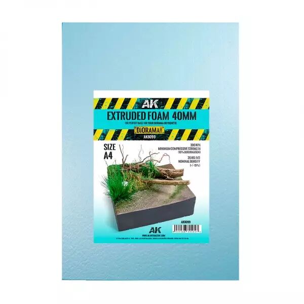 Extruded Foam 30mm - Format A4 - Diorama AK Interactive