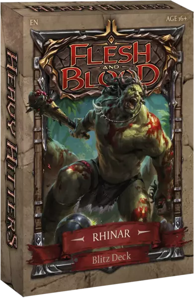 FAB : Heavy Hitters Blitz Deck - Rhinar (Anglais)