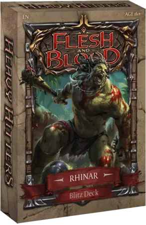 FAB : Heavy Hitters Blitz Deck - Rhinar (Anglais)