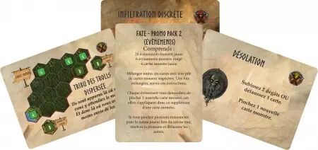 Fate : Promo pack 2 : Évènements - Jonathan Fryxelius - Intrafin Games