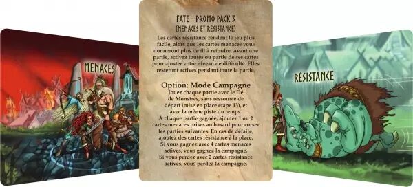 Fate : Promo pack 3 : Menaces et R�sistance - Jonathan Fryxelius - Intrafin Games