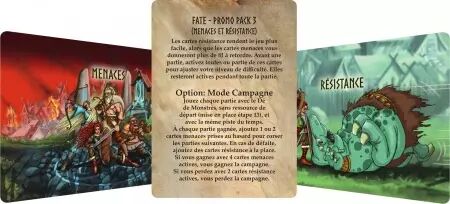 Fate : Promo pack 3 : Menaces et Résistance - Jonathan Fryxelius - Intrafin Games