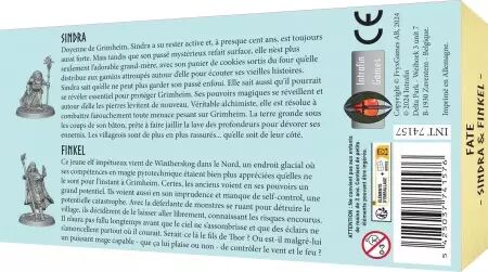 Fate : Sindra & Finkel (extension) - Jonathan Fryxelius - Intrafin Games