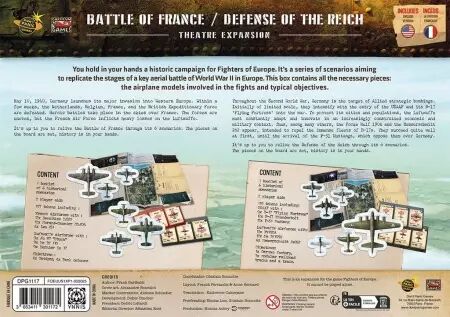 Fighters of Europe Theater Expansion (Extension) - Don\'t Panic Games