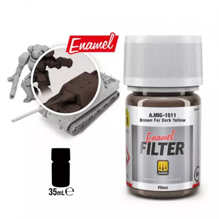 Filter Brown For Dark Yellow  - Mig Jimenez