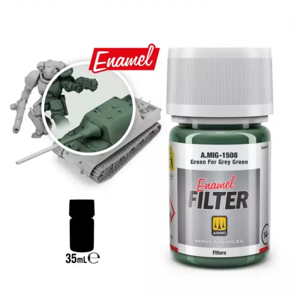 Filter Green For Grey Green  - Mig Jimenez