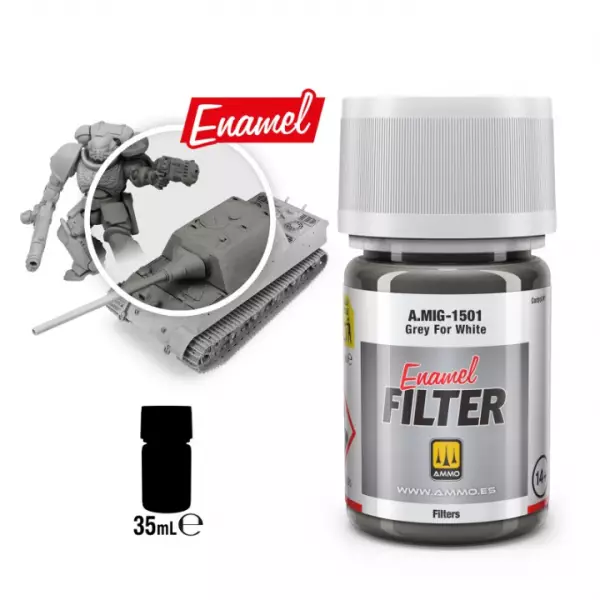 Filter Grey For White  - Mig Jimenez