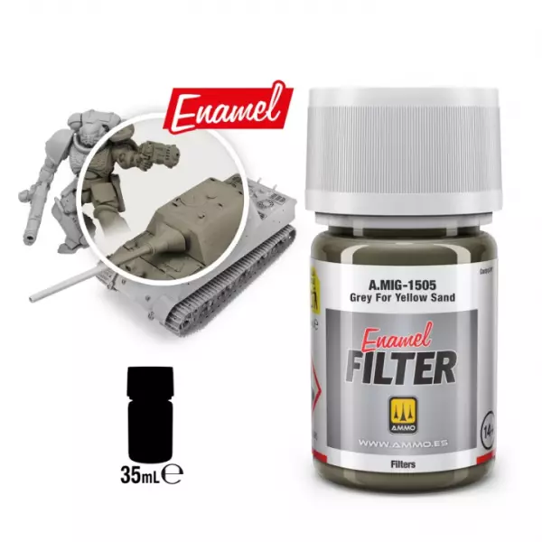 Filter Grey For Yellow Sand  - Mig Jimenez