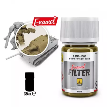 Filter Ochre For Light Sand  - Mig Jimenez