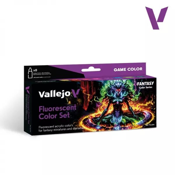 Fluorescent Color Set - Vallejo