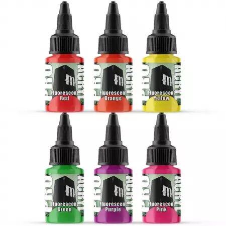 Fluorescent Set - Pro Acryl Set - Monument Hobbies